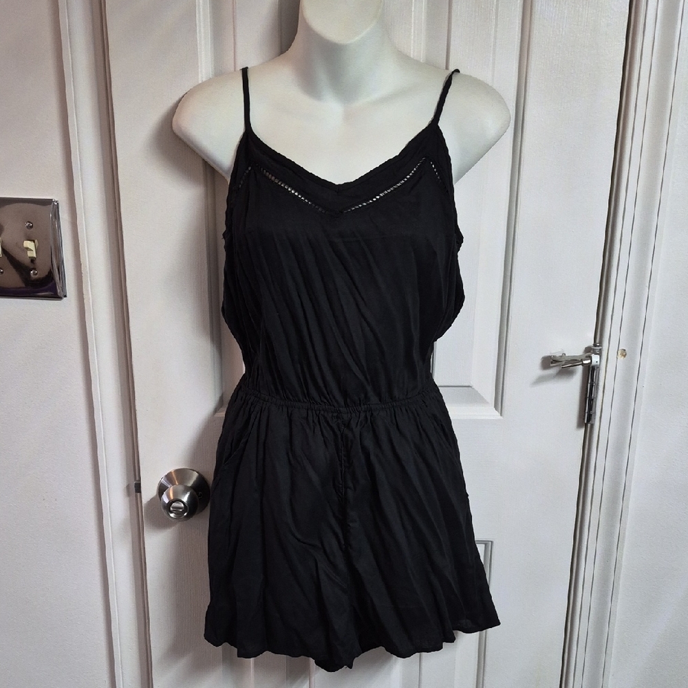 H&M Black Camisole Romper